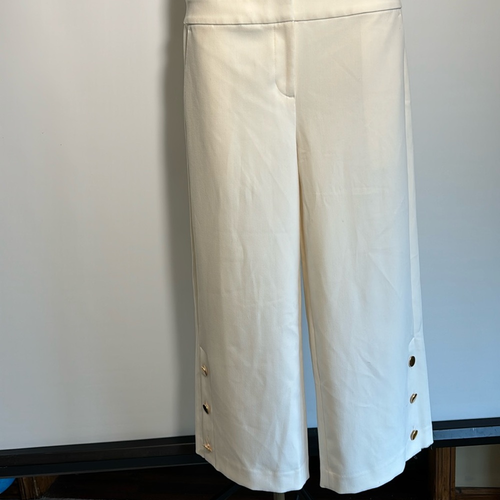 Loft cream culottes